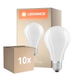 Fordelspakke 10x Ledvance Classic LED E27 Pære filament matt 17W 2452lm - 827 ekstra varm hvid | erstatter 150W