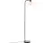 Brilliant Stående Lampe Casto Glas Metal Sort Beige | Egnet til 1x E27