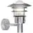 Nordlux Lønstrup 22 Vægbelysning Stål og Glas Grå | 220mm - IP44 - Egnet til E27 - Bevægelses- og Lyssensor