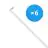 Fordelspakke 6x Bright Choice LED Lysrender Click T8 | Egnet til 150cm LED Lysrør 
