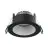 Noxion LED Spot Ares Dyb Sort 6W 540lm 927-940 3CCT - med Indre Ring Hvid | Udsnit 68mm