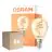 Fordelspakke 6x Osram Vintage 1906 LED Classic Slim E14 Pære Filament Guld 4.9W 470lm - 922 Ekstra Varm Hvid | Bedste Farvegengivelse - Dæmpbar - Erstatter 40W