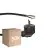 Fordelspakke 50x Noxion Power Forsyningskabel Sort - Schuko Europlug + Åbne ender - 5m - 3 pole 0,75mm2