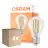 Fordelspakke 4x Osram Parathom Classic LED E27 Pære Filament Klar 6.5W 806lm - 822-827 Dim To Warm | Dæmpbar - Erstatter 60W