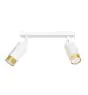 Emibig Loftlampe Hiro Stål Hvid | Egnet til 2x GU10 - Max 10W