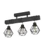Eglo Loftlampe Townshend 5 Stål Træ Sort | IP20 - Egnet til 3x E27 