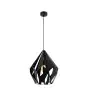 Eglo Pendel Lampe Carlton 5 Stål Sort | IP20 - Egnet til 1x E27 