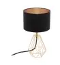 Eglo Bordlampe Carlton 2 Stål Kobber Sort | IP20 - Egnet til 1x E14 