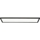 Brilliant Milton Loftlampe Plast  Sort Hvid 19W 3200lm - 840 Kold Hvid | IP44