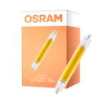 Osram LED Slim Line R7S LED R7S 118mm Klar 8W 806lm - 827 Ekstra Varm Hvid | Erstatter 60W