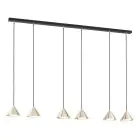 Emibig Pendel Lampe Elit Stål Sort | Egnet til 6x GX53 - Max 12W
