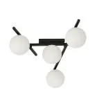 Emibig Loftlampe Smart Stål Sort | Egnet til 4x E14 - Max 10W