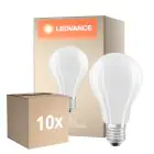 Fordelspakke 10x Ledvance Classic LED E27 Pære filament matt 17W 2452lm - 827 ekstra varm hvid | erstatter 150W