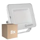 Fordelspakke 8x Ledvance LED projektør Kompakt Hvid 50W 5000lm 100D - 840 kold hvid | IP65 - symmetrisk 