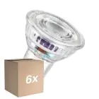 Fordelspakke 6x Osram LED Spot GU10 PAR16 4.7W 850lm 100D - 840 Kold Hvid